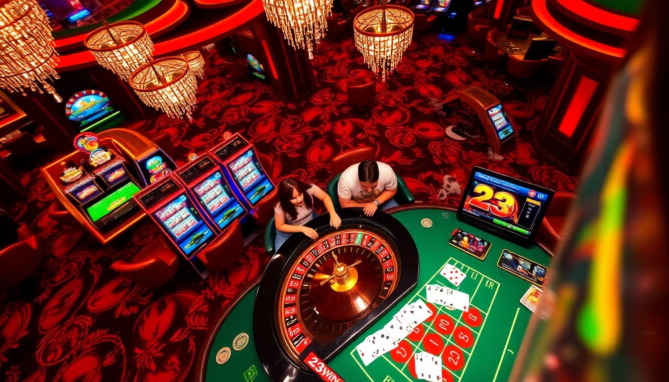 Experience thrilling roulette action at https://23win1.it.com with vibrant casino visuals.