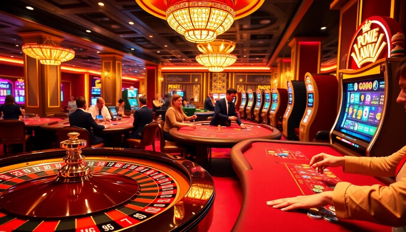 Experience the thrill of winning at 789win's luxurious casino gaming floor.