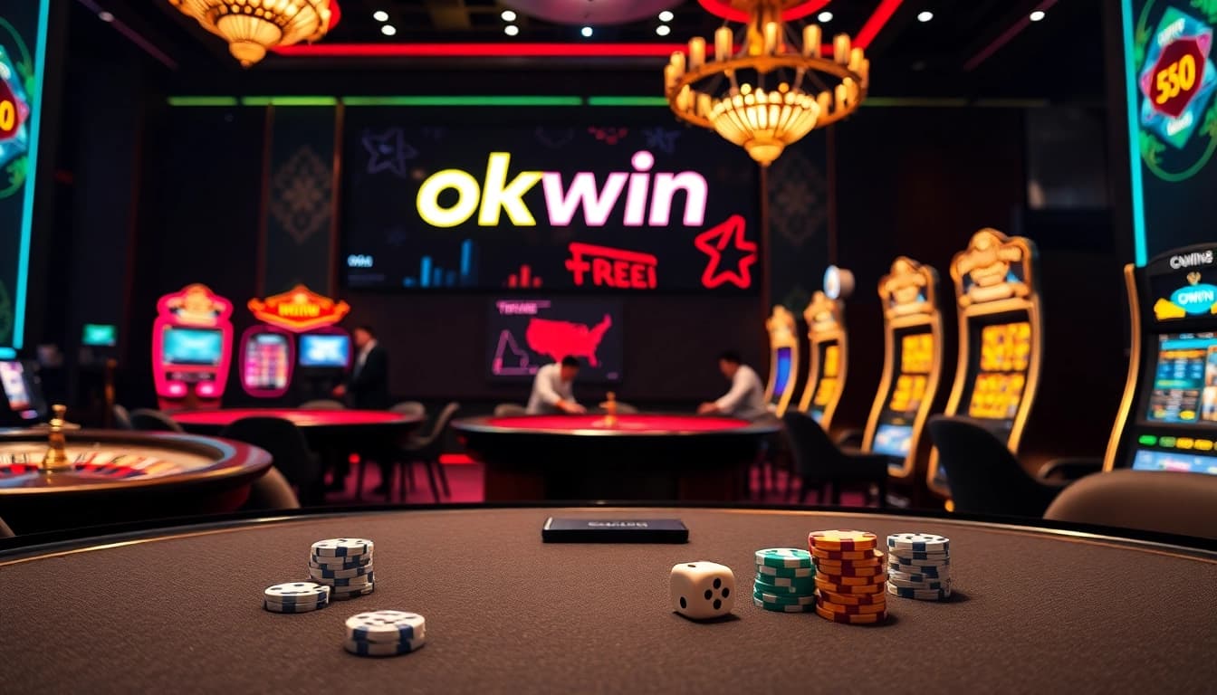 Experience high-stakes play at OKWIN's luxurious online casino with vibrant games.