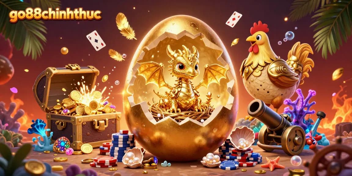 Engage with go88chinhthuc and uncover a dazzling baby dragon in a treasure-filled casino world.