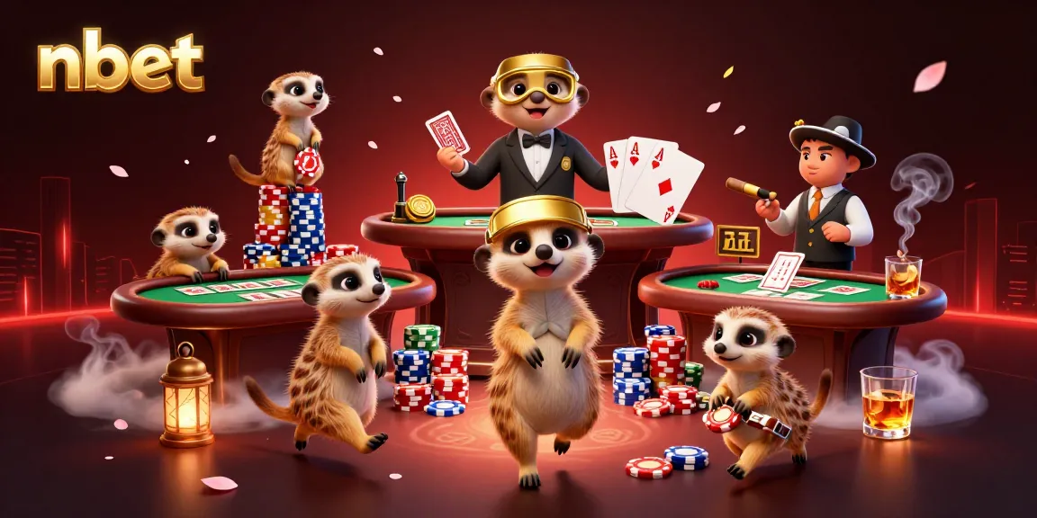 Play poker with nbet's lively meerkats in an illustrated casino adventure.
