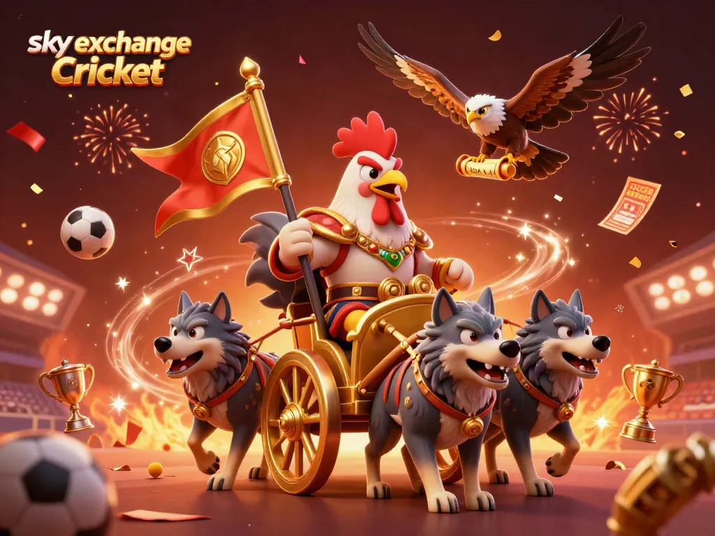 Experience thrilling sky exchange Cricket action with a dynamic warlord scene highlighting sports betting elements.