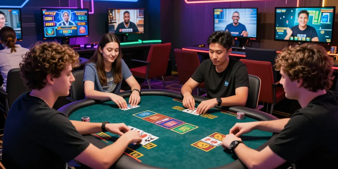 68 game bài dengan pemain aktif di kasino online, suasana ceria dan penuh warna.