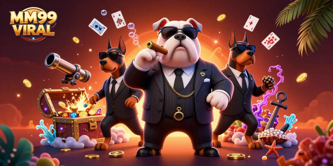 Bet big with the MM99 VIRAL mafia style, immersed in underwater treasures and gaming excitement.