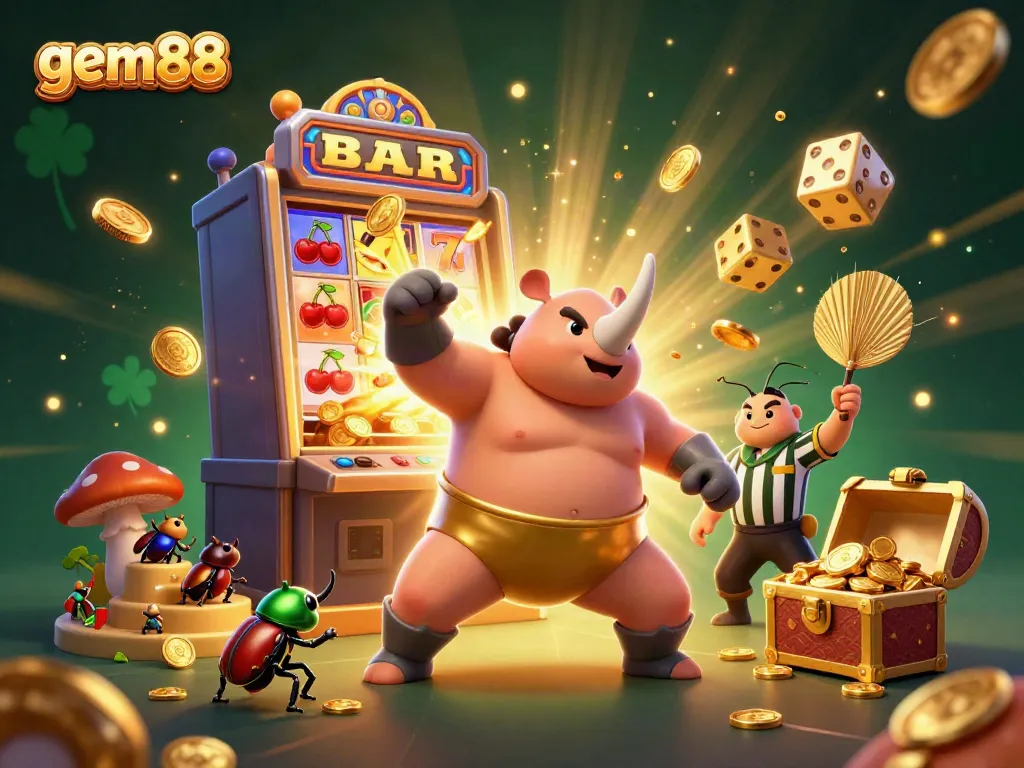 Win at gem88 with an exciting jackpot burst and vibrant gaming elements elevating your experience.