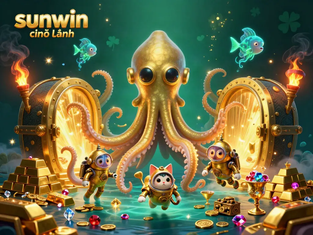 Engage with sunwin chính hãng in the vibrant, treasure-filled underwater casino adventure.
