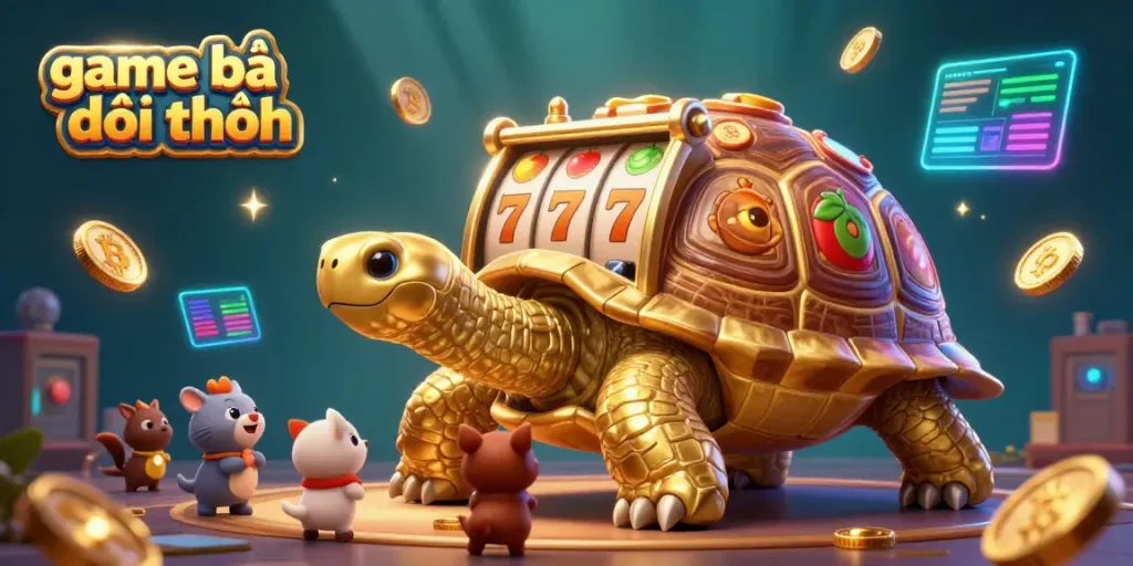 Experience the excitement of game bài đổi thưởng in an ultra-detailed 3D scene with dynamic slot action.