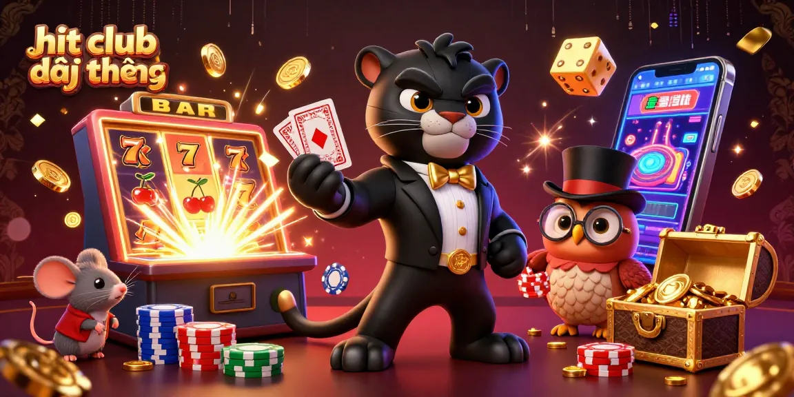 Experience hit club đổi thưởng with stylish card dealers and jackpot explosions in this vibrant casino scene.