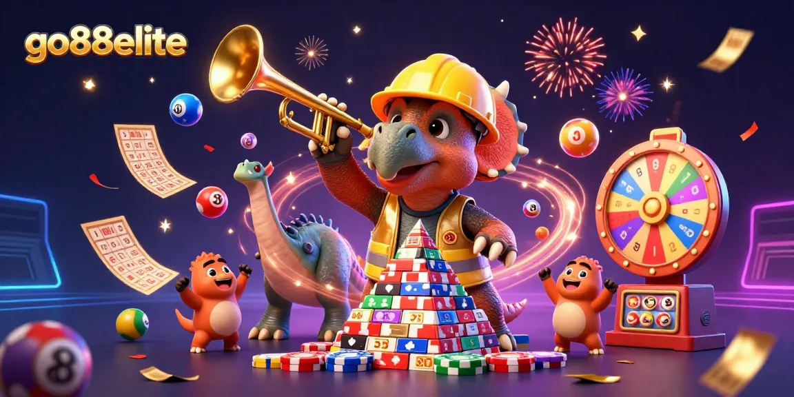 Engage with go88elite in a vibrant casino celebration featuring dynamic gaming elements.